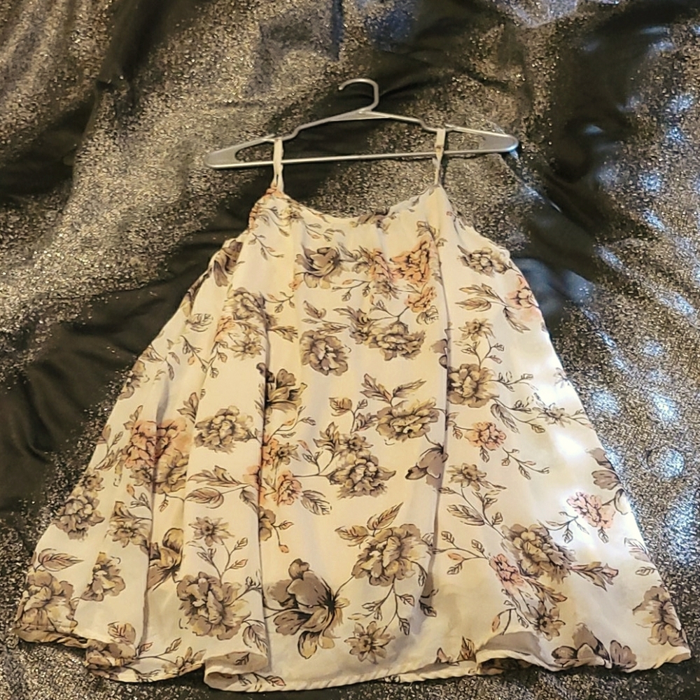 Never worn cute shirt/mini maxi dress